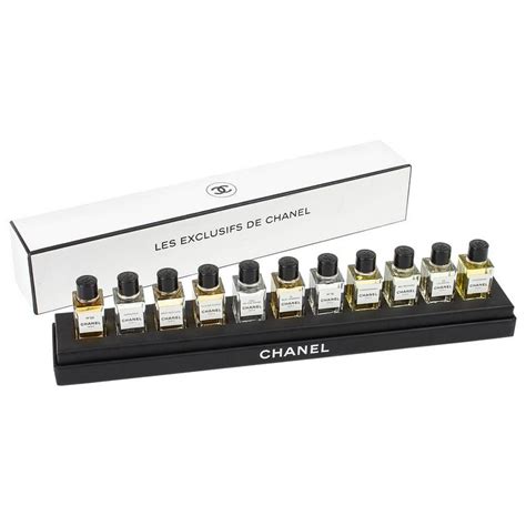 les exclusifs de chanel coffret 11 miniatures|LES EXCLUSIFS DE CHANEL DISCOVERY SET .